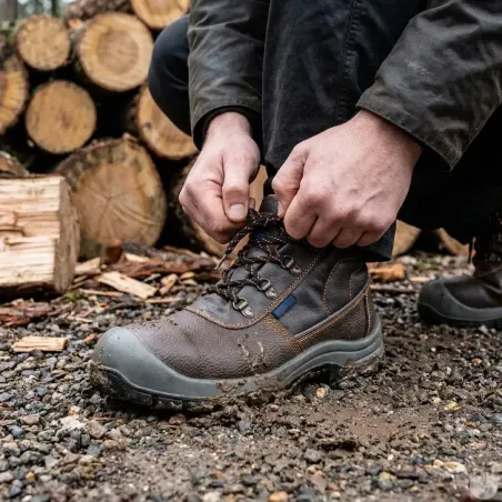Chaussures de sécurité montantes Kansas S3 cuir marron