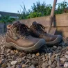 Chaussures de sécurité montantes Kansas S3 cuir marron