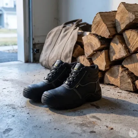 Chaussures sécurité Safetystar S3 montantes cuir noir 