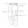 Pantalon travail Francital jean Cut resistant technology homologué