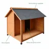 Niche en bois pour terrasse - Épicéa 150x120x120 cm