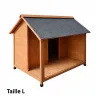 Niche en bois pour terrasse 130x105x100cm - Épicéa traité