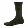 Chaussettes mi-hautes cerf kaki laine mérino 40% polyamide