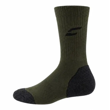 Chaussettes bambou kaki respirantes 40% fibres naturelles mixte