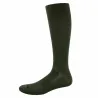 Chaussettes mérino kaki 40% laine 40% acrylique 15% polyamide