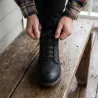 Chaussures Grass cuir imperméable lacets semelle PU
