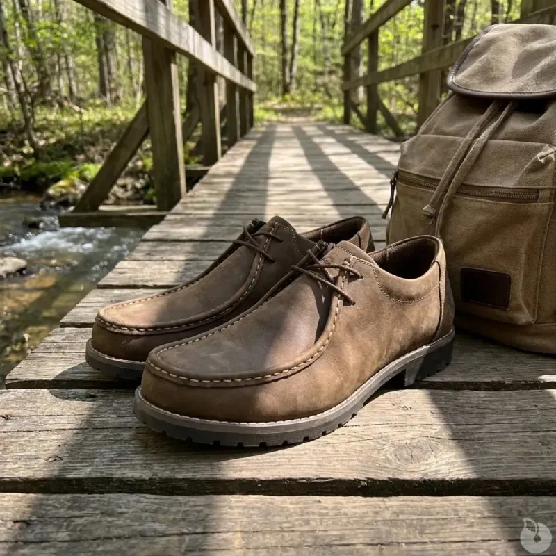 Chaussures Danube cuir semelle caoutchouc marron 40 à 46