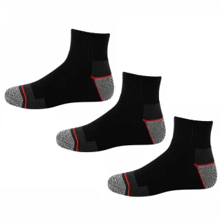 Lot de 3 paires de chaussettes de sécurité courtes