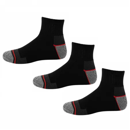 Lot de 3 paires de chaussettes de sécurité courtes
