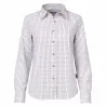 Chemise femme élégante carreaux coton ocre XS à 2XL