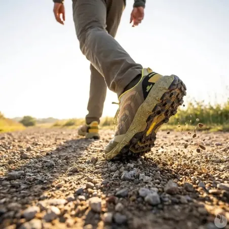 Baskets de marche homme Santiago - Marron - SAFETY JOGGER