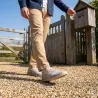 Chaussures Toile Homme Gris - Style Décontracté Basse