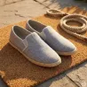 Chaussures Toile Homme Gris - Style Décontracté Basse