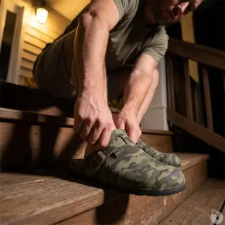 Sabots Homme Camo en Synthétique PU - Tige Basse