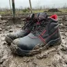 Chaussure sécurité shock cuir noir ISO20345 norme S3 40 à 47