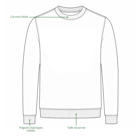 Sweat-Shirt Redstone Crew Neck Winchester® Marron Homme
