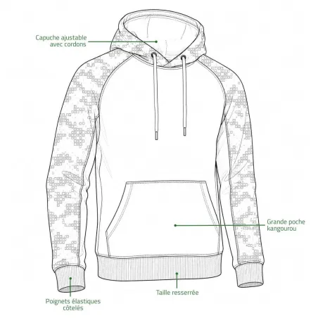 Sweat camo Ridge Swedteam®