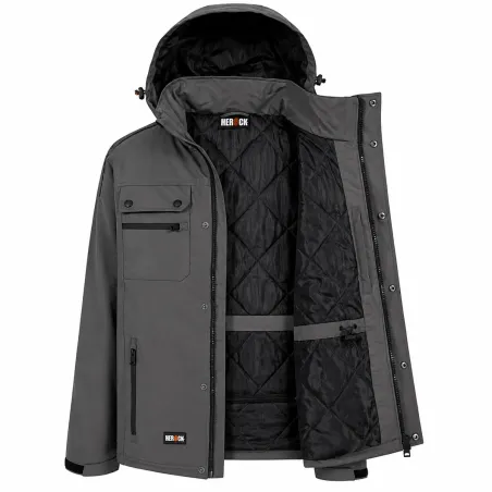 Parka tous temps Persia gris Herock – imperméable & respirante