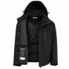 Parka tous temps Persia noir Herock – imperméable & respirante