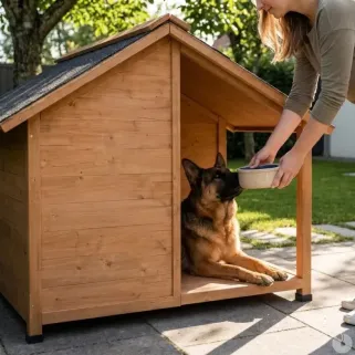 Niche en bois pour terrasse - Épicéa 150x120x120 cm