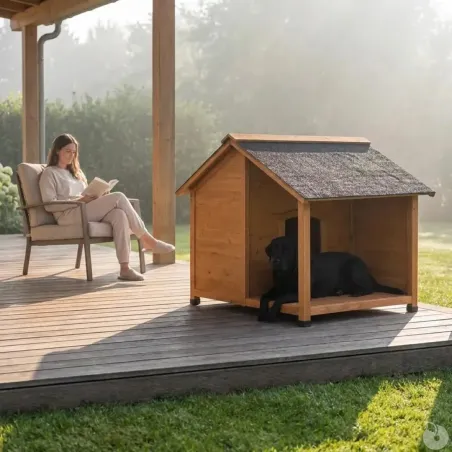 Niche en bois pour terrasse 130x105x100cm - Épicéa traité