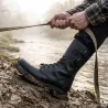 Chaussures tactique Rangers type militaire cuir semelle Goodyear® noire