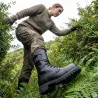 Chaussures tactique Rangers type militaire cuir semelle Goodyear® noire