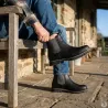 Bottines Chelsea Heritage Farmer Brighton cuir noir 40 à 47