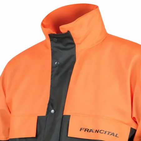 Veste de pluie Francital Barenton coutures soudées norme EN 343