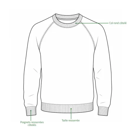 Pull Roanne col rond brun