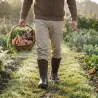 Demi bottes Clean Garden souples imperméables marron 40 à 47