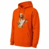 Sweat à capuche orange épagneul Bartavel®