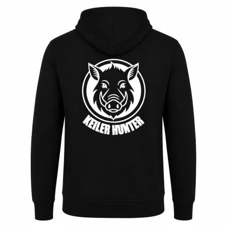 Sweat Keiler Hunter noir 280g/m² coton/polyester logo 3