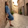 Baskets montantes femme bordeaux et vert | Look urbain confortable