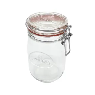 Lot de 6 Bocaux à Armature 1L Ø85mm - Le Pratique