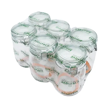 Lot de 6 Bocaux à Armature 1L Ø85mm - Le Pratique