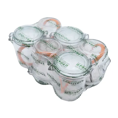 Lot de 6 Bocaux à Armature 500ml Ø85mm - Le Pratique