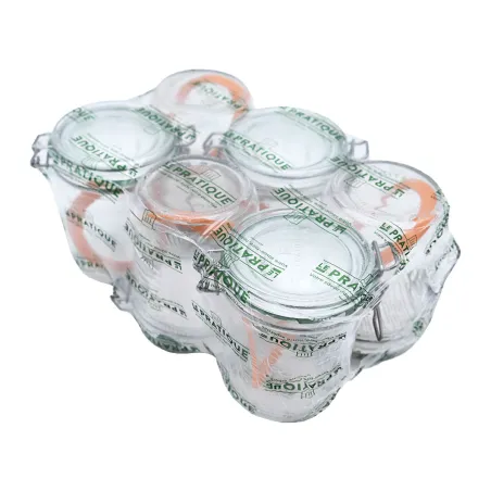 Lot de 6 Bocaux Twist-off Stérilisables 200ml - Ø82mm