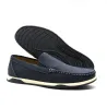 Chaussures bateau facile à enfiler synthétique bleu marine