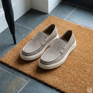 Mocassins Homme Bleu Marine en Synthétique - Style Élégant et Confortable