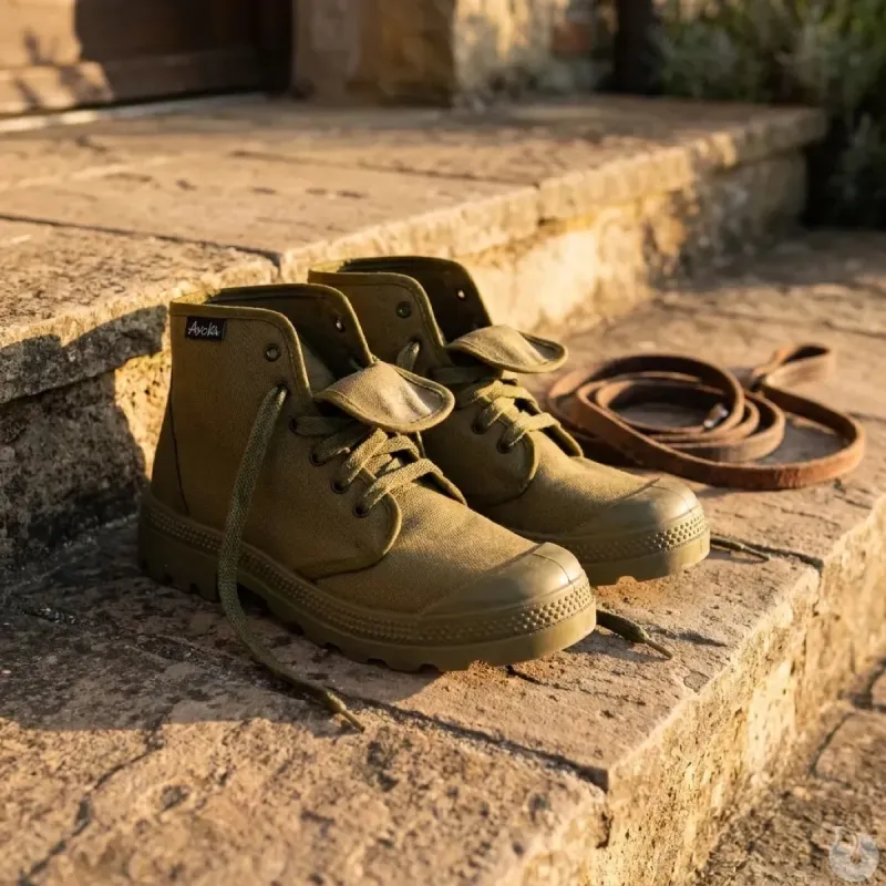 Chaussures toile Ayoka Brousse kaki
