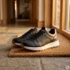 Baskets Homme Noir et Marron en Synthétique - Tige Basse