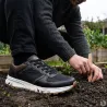 Baskets Homme Noir et Marron en Synthétique - Tige Basse