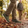 Mocassins Homme Kaki en Synthétique - Tige Basse