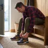 Baskets Homme Gris et Noir en Synthétique - Tige Basse