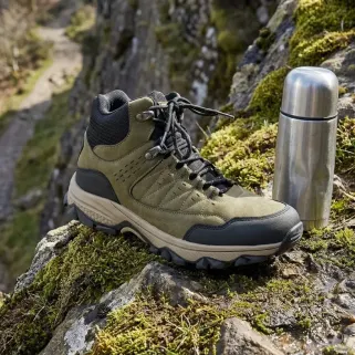 Chaussures de marche Indiana en PU et MESH kaki 39 à 46