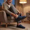 Chaussons scratch Dejean marine - Airplum Made in France