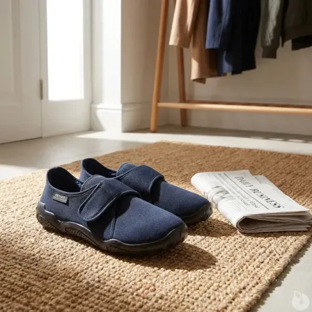 Chaussons scratch Dejean marine - Airplum Made in France
