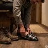 Chaussons mules Walter gris homme | Confort Airflex Made in France