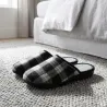 Chaussons mules Walter gris homme | Confort Airflex Made in France